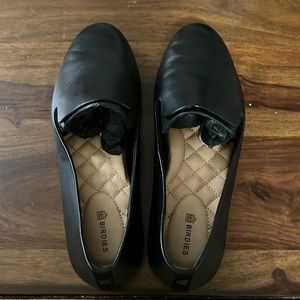 Birdies Loafers. The Starling in Black Leather.